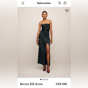 Barrow Silk Dress from Reformation!